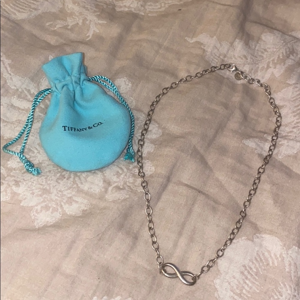 Tiffany & Co. sterling silver infinity necklace